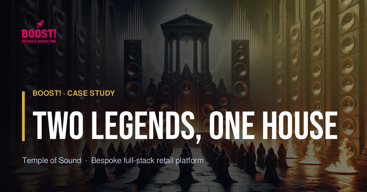 Temple of Sound case study — cymbals and drumsticks ecommerce build